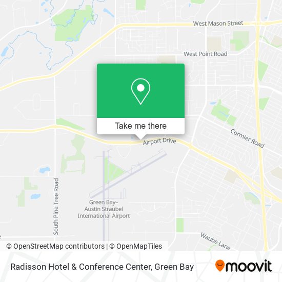 Mapa de Radisson Hotel & Conference Center