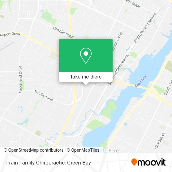 Frain Family Chiropractic map