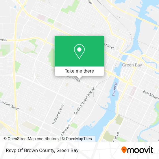 Rsvp Of Brown County map