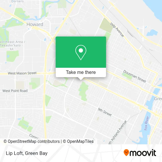Lip Loft map