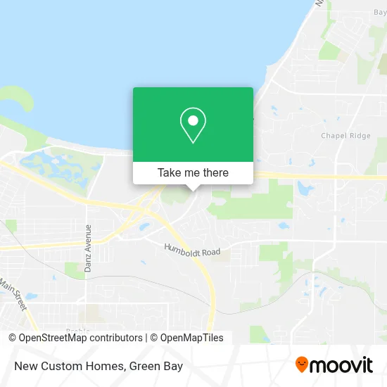 New Custom Homes map