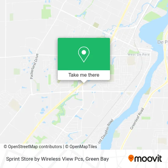 Sprint Store by Wireless View Pcs map