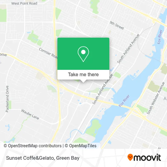 Sunset Coffe&Gelato map