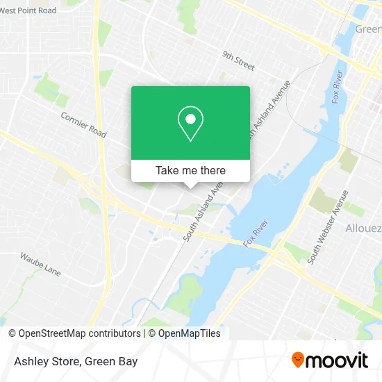 Ashley Store map