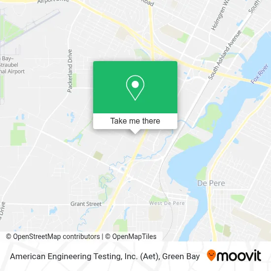 American Engineering Testing, Inc. (Aet) map