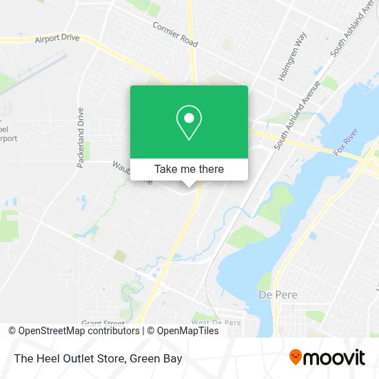 The Heel Outlet Store map