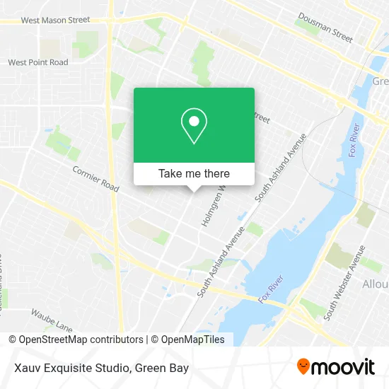 Xauv Exquisite Studio map