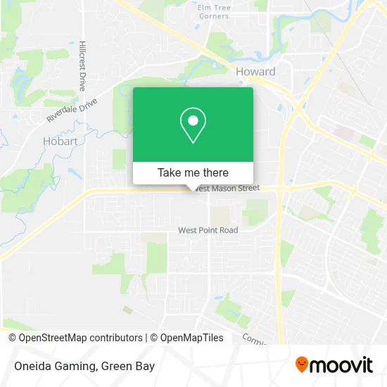 Oneida Gaming map