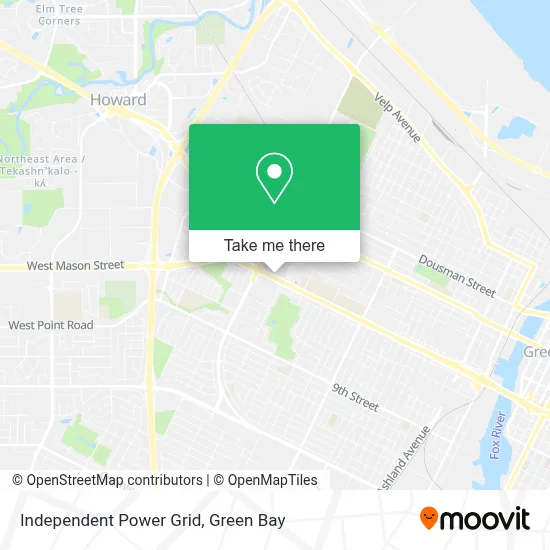 Independent Power Grid map