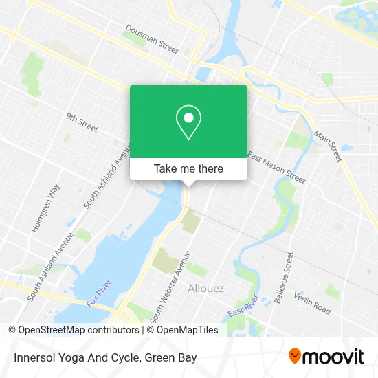 Innersol Yoga And Cycle map