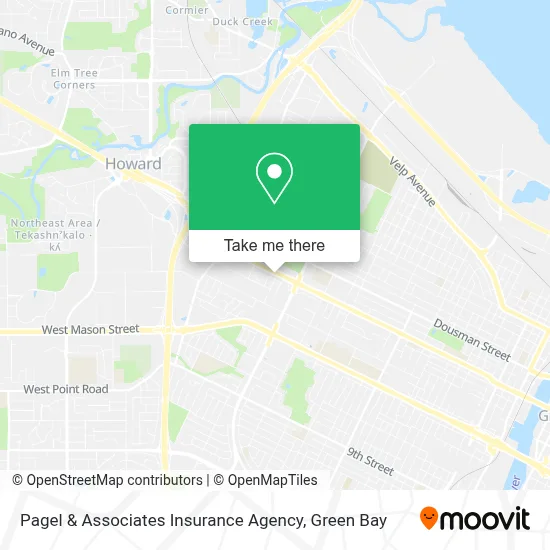 Pagel & Associates Insurance Agency map