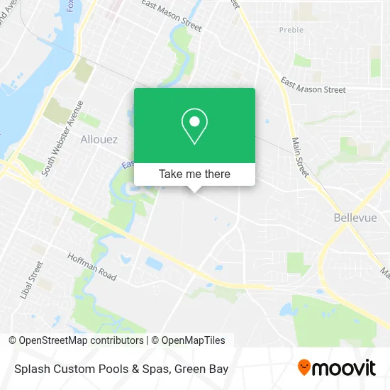 Splash Custom Pools & Spas map