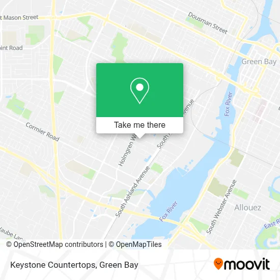 Keystone Countertops map