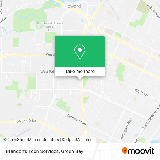 Brandon's Tech Services map