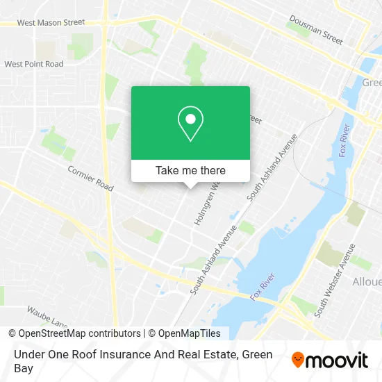 Under One Roof Insurance And Real Estate map