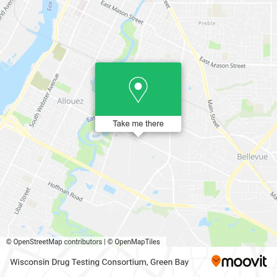 Wisconsin Drug Testing Consortium map