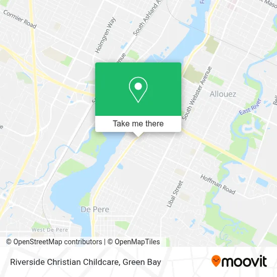 Riverside Christian Childcare map