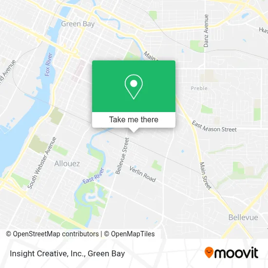 Insight Creative, Inc. map