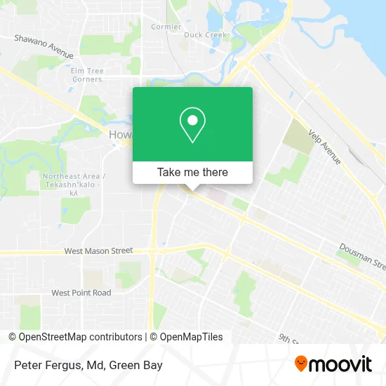 Peter Fergus, Md map