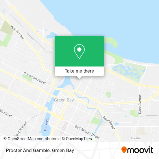 Procter And Gamble map