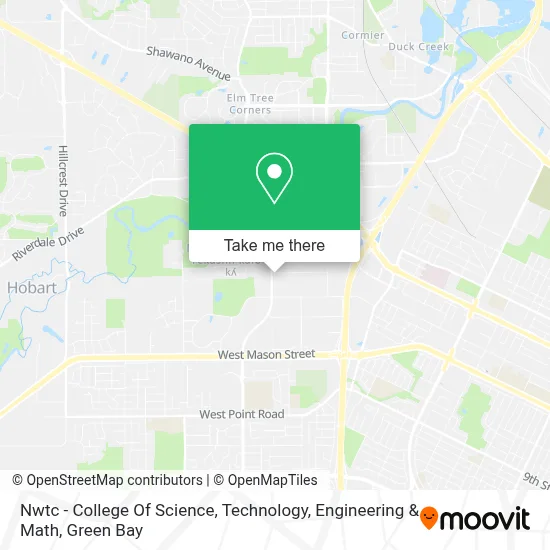 Nwtc - College Of Science, Technology, Engineering & Math map