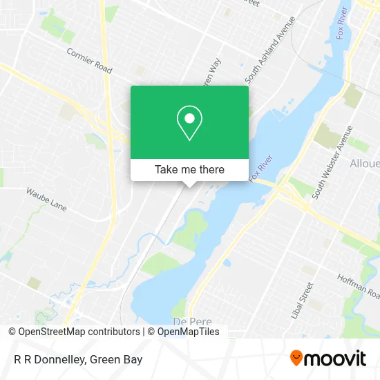 R R Donnelley map
