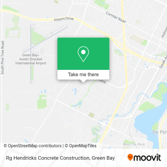 Rg Hendricks Concrete Construction map