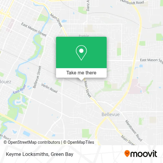Keyme Locksmiths map