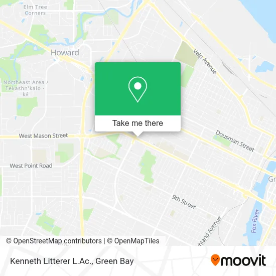Kenneth Litterer L.Ac. map