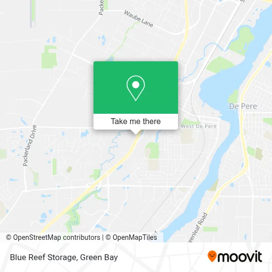Blue Reef Storage map