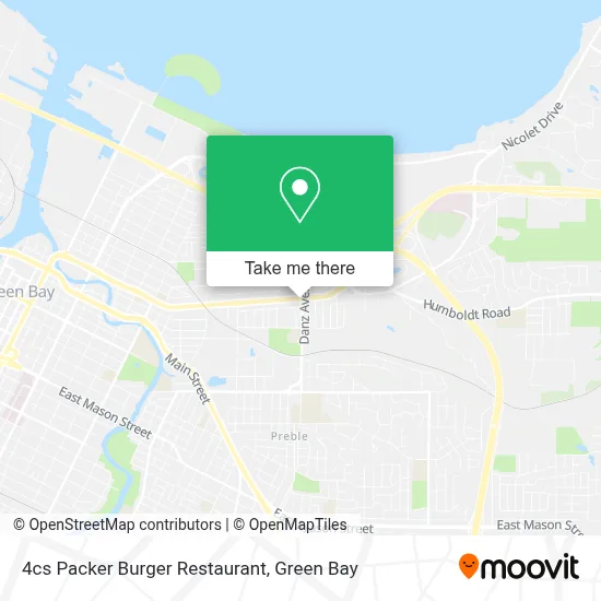 4cs Packer Burger Restaurant map