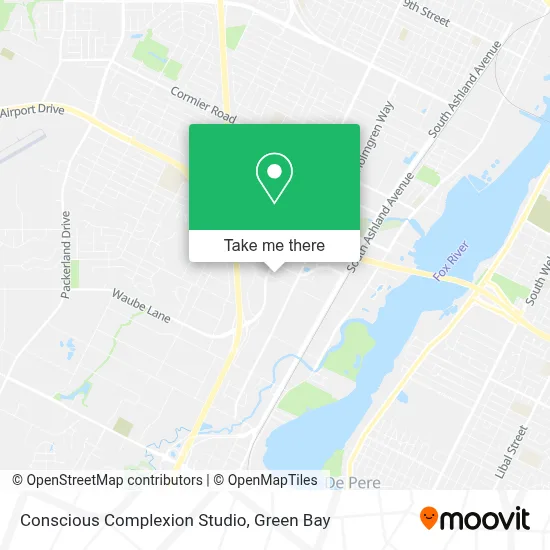 Conscious Complexion Studio map