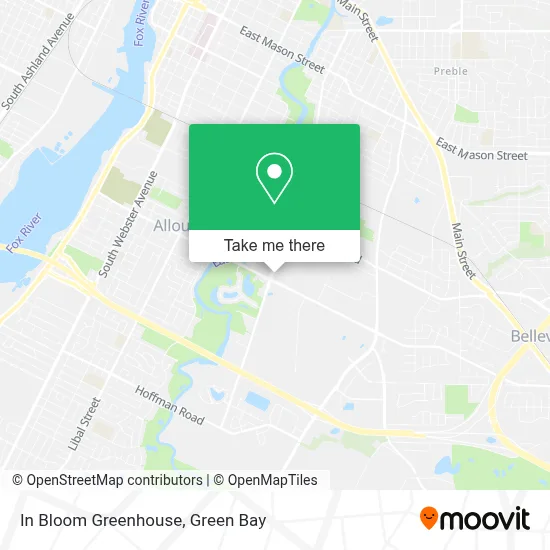 In Bloom Greenhouse map