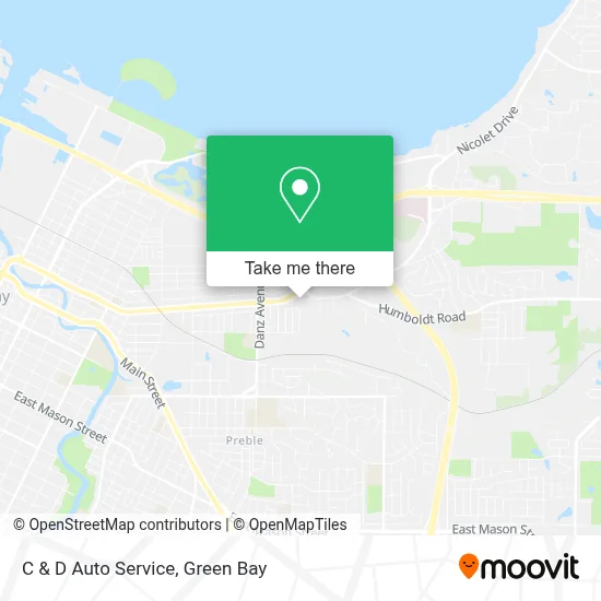 C & D Auto Service map