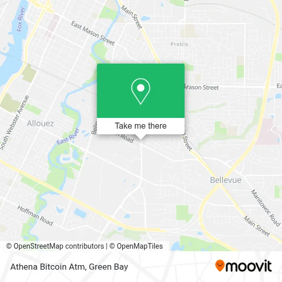 Athena Bitcoin Atm map