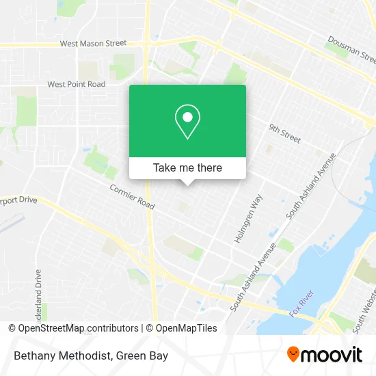 Bethany Methodist map