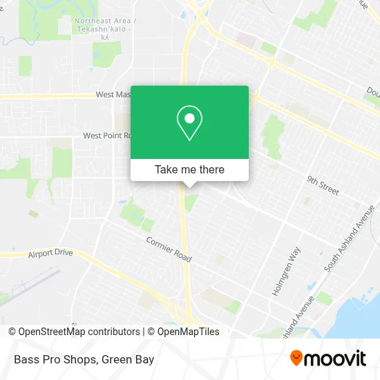 Bass Pro Shops map