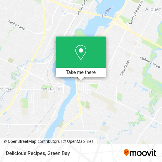 Delicious Recipes map