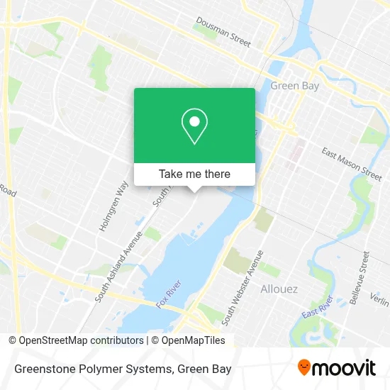 Greenstone Polymer Systems map