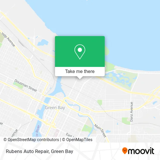 Rubens Auto Repair map