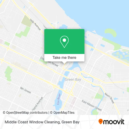 Middle Coast Window Cleaning map