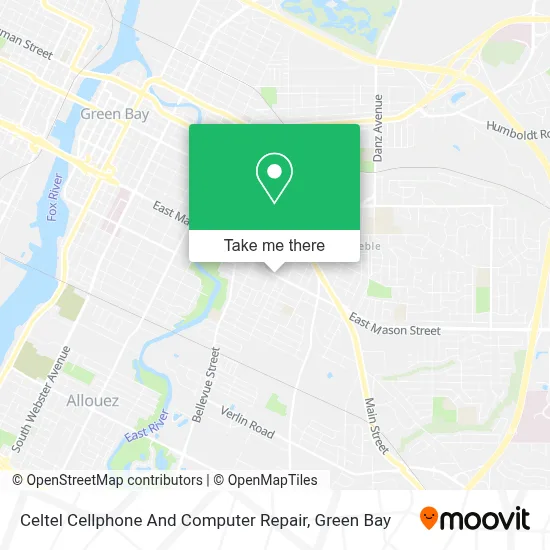 Celtel Cellphone And Computer Repair map