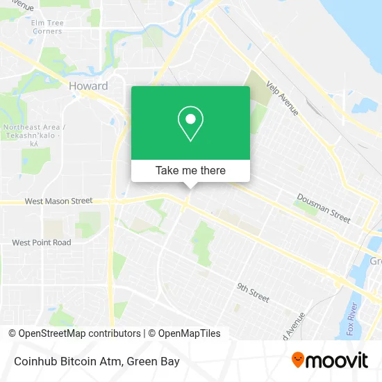 Coinhub Bitcoin Atm map