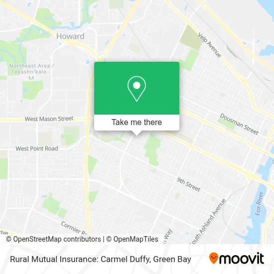 Mapa de Rural Mutual Insurance: Carmel Duffy