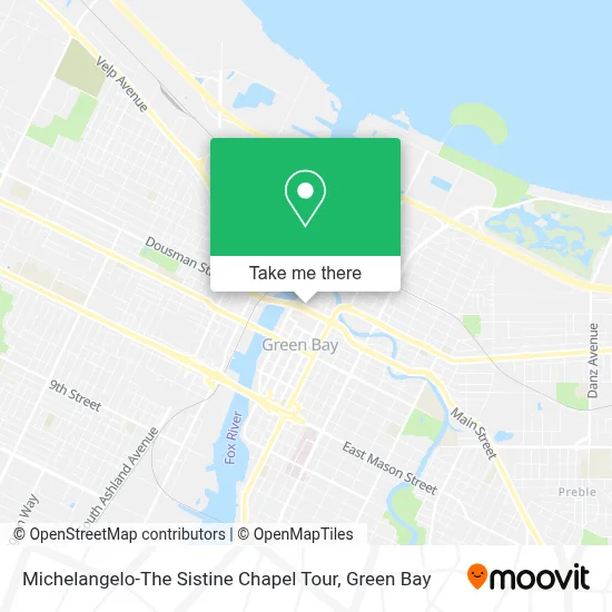 Michelangelo-The Sistine Chapel Tour map