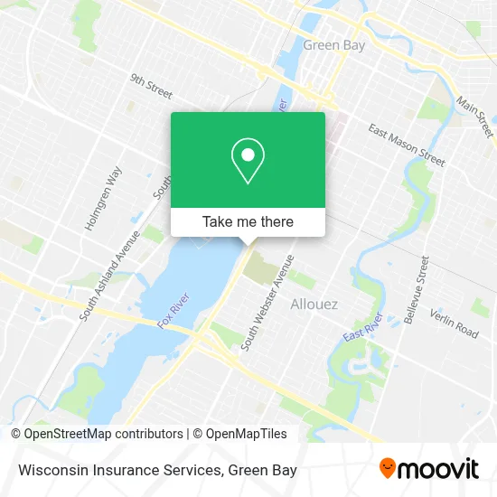 Wisconsin Insurance Services map