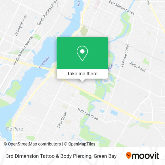 3rd Dimension Tattoo & Body Piercing map