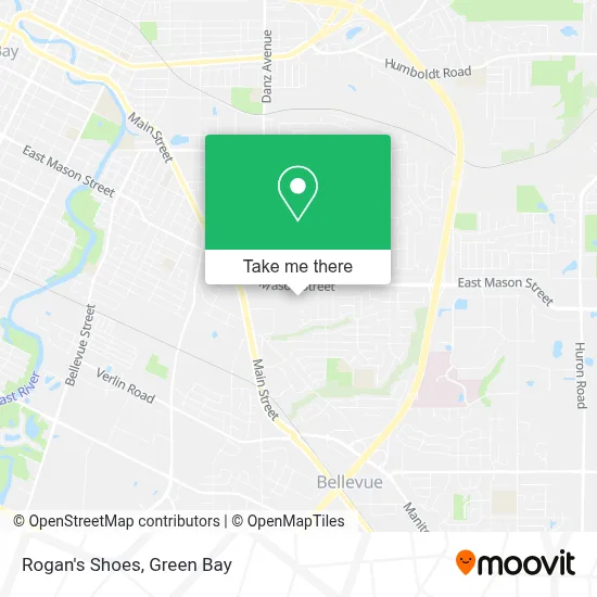 Rogan's Shoes map