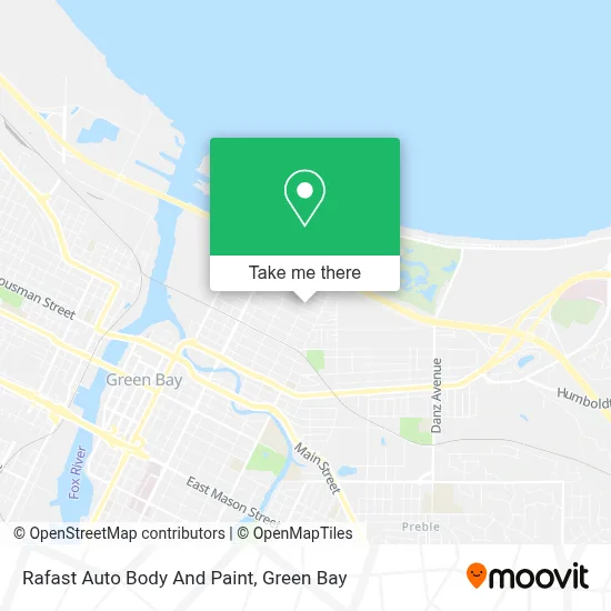 Mapa de Rafast Auto Body And Paint