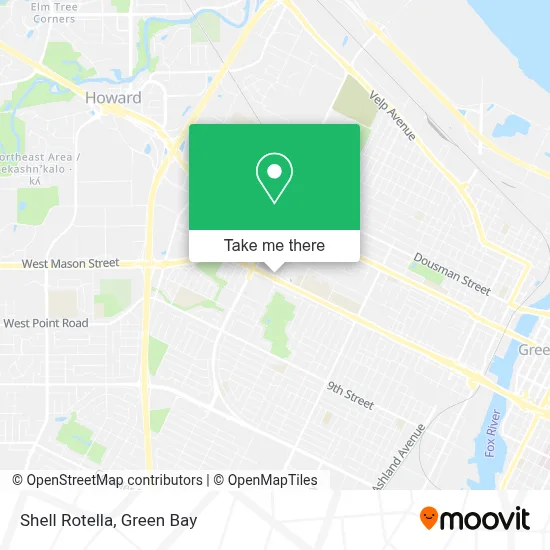 Mapa de Shell Rotella